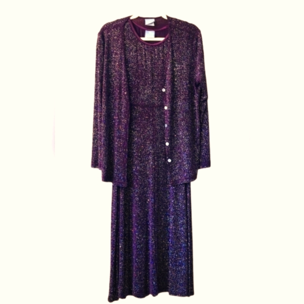 *Sequin Two-Piece Formal Dress